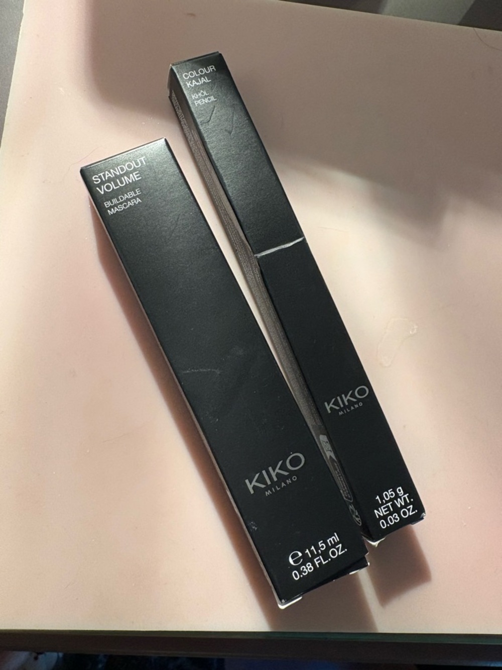 Kiko Milano mascara and eyeliner
